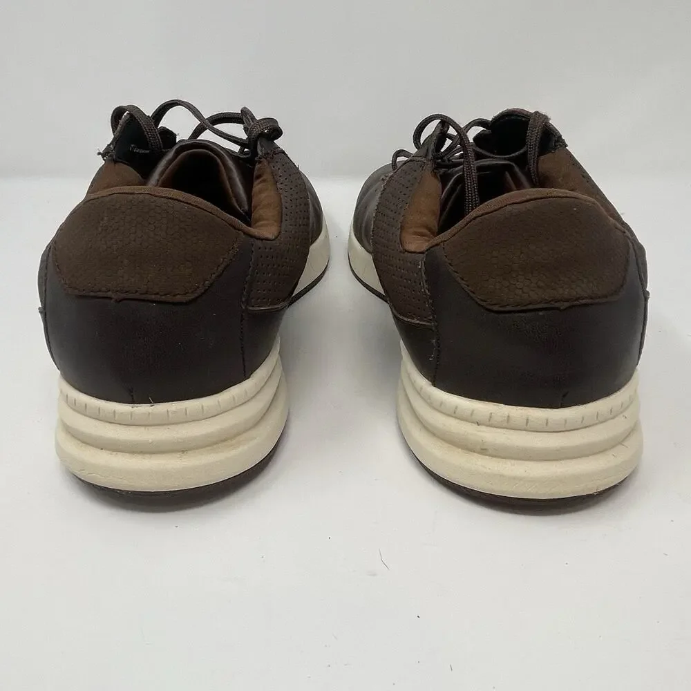 Walter Hagen Golf Shoes Spikeless, Ortholite, Brown Leather, Casual Mens 12